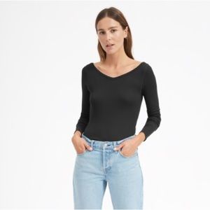 Everlane Black Long Sleeve | M